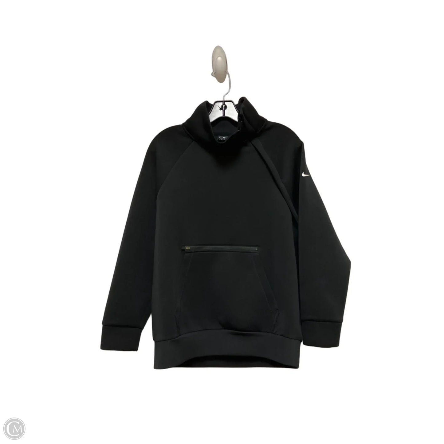 Athletic Jacket By Nike Apparel In Black, Size: M
