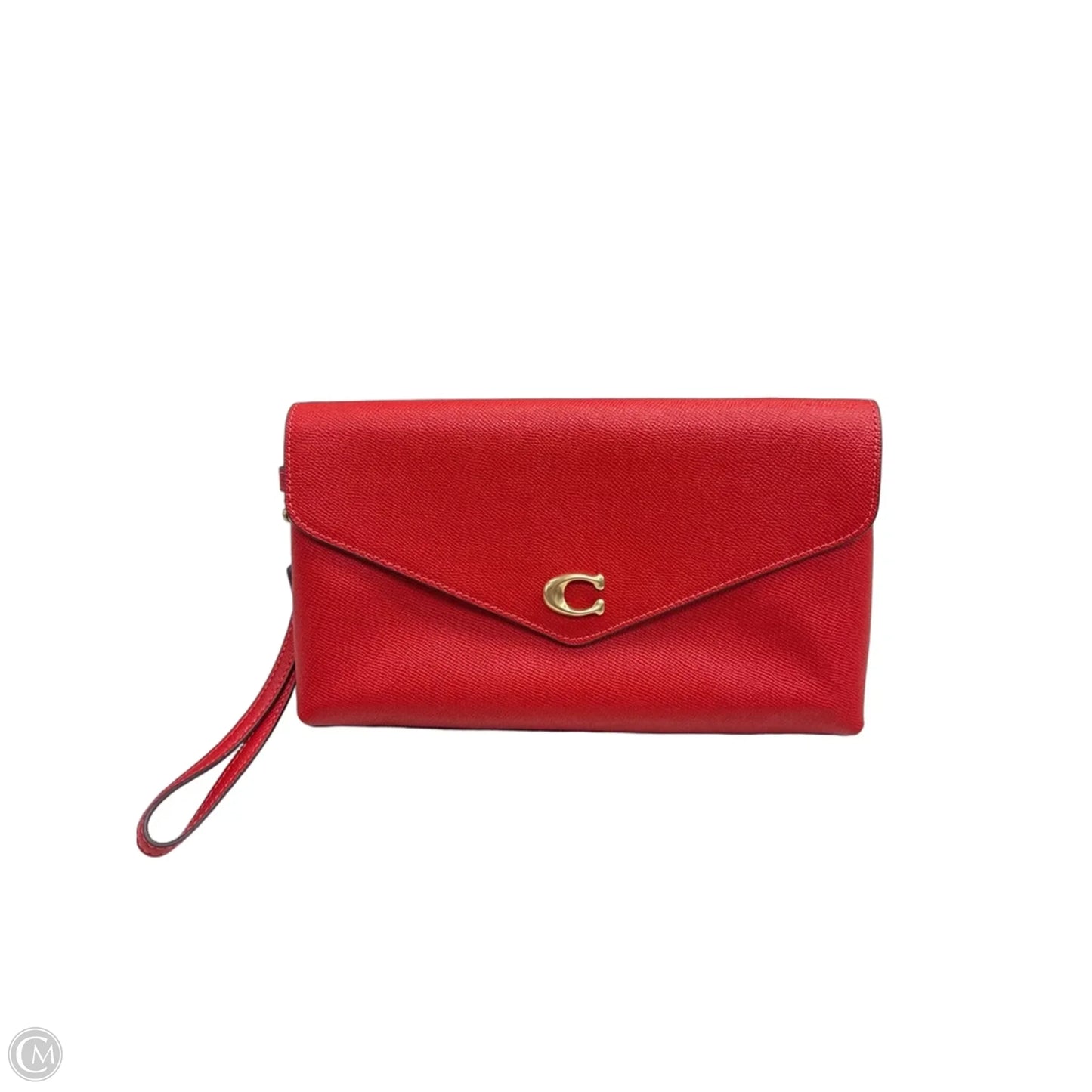 Clutch Designer By Coach, Size: Large