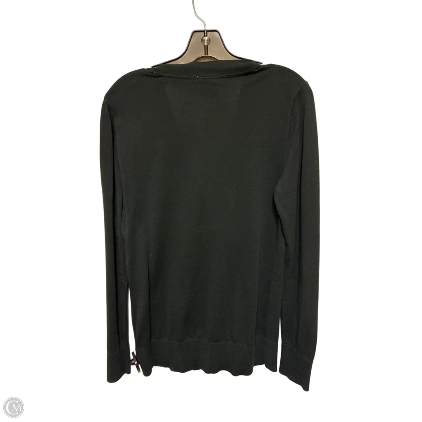 Sweater Cardigan Designer By Tory Burch In Black, Size: M