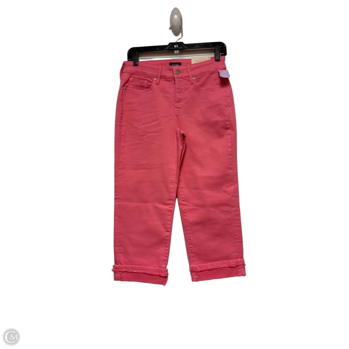 Jeans Cropped By Not Your Daughters Jeans In Pink Denim, Size: 4