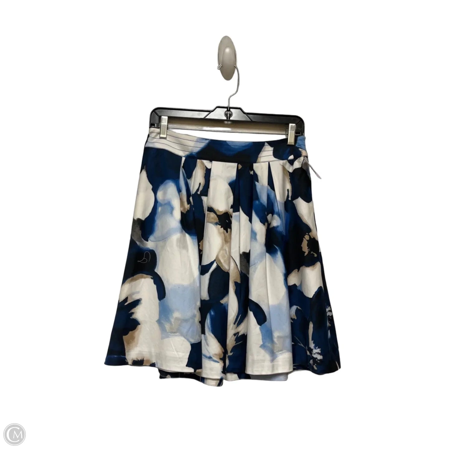 Skirt Mini & Short By White House Black Market In Black & Blue, Size: 4