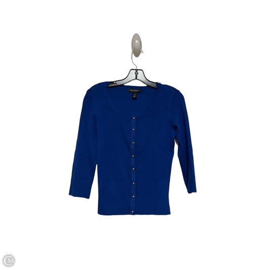 Cardigan By White House Black Market In Blue, Size: Xs