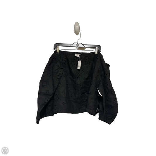 Top Short Sleeve By Gap In Black, Size: Xxl