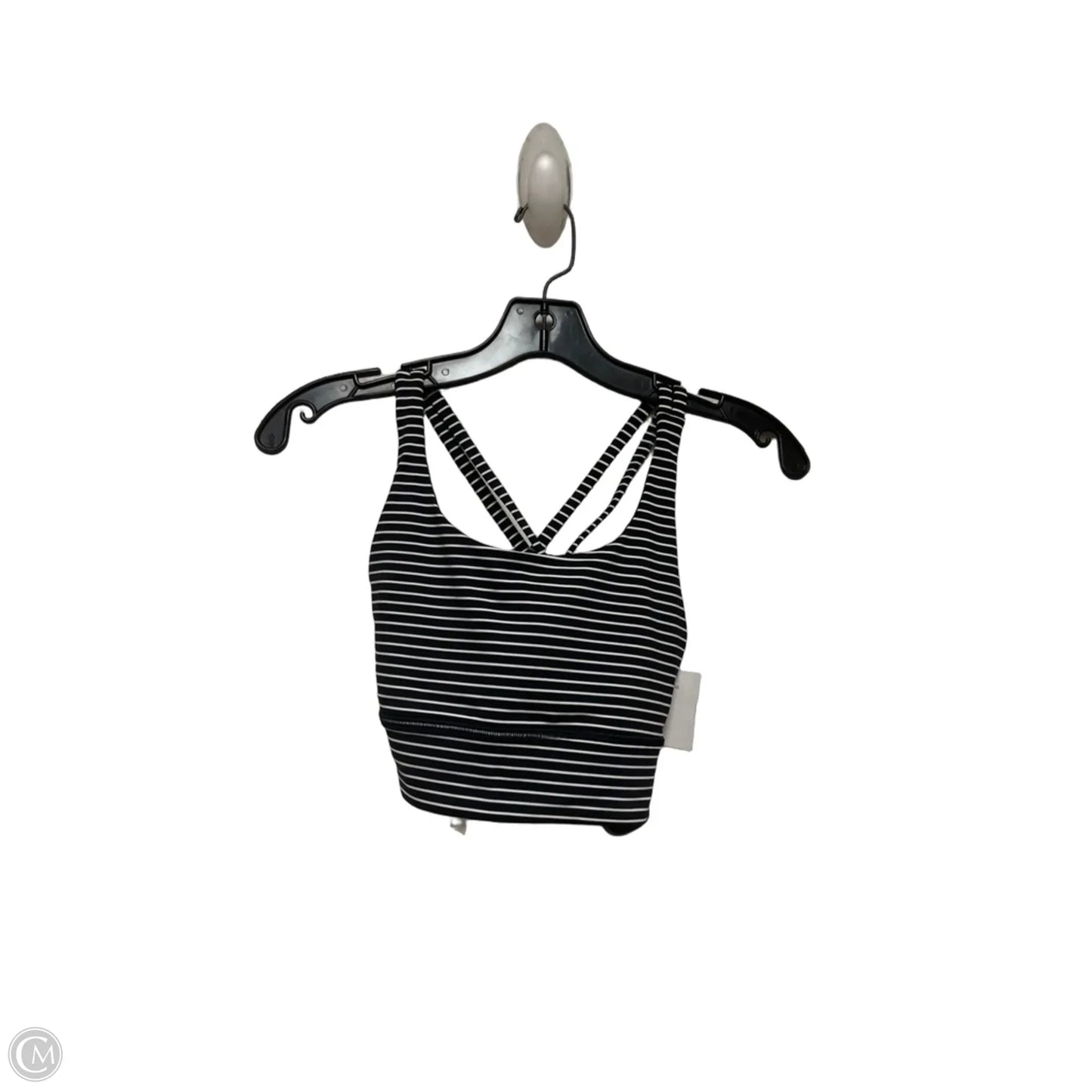 Athletic Bra By Lululemon In Striped Pattern, Size: 4