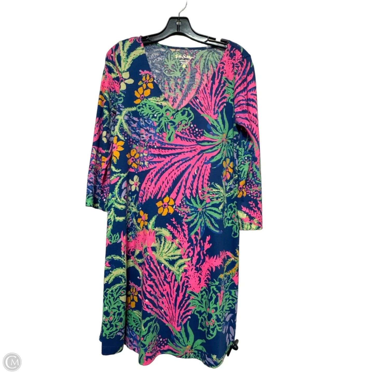 Top Long Sleeve Designer By Lilly Pulitzer In Red, Size: M
