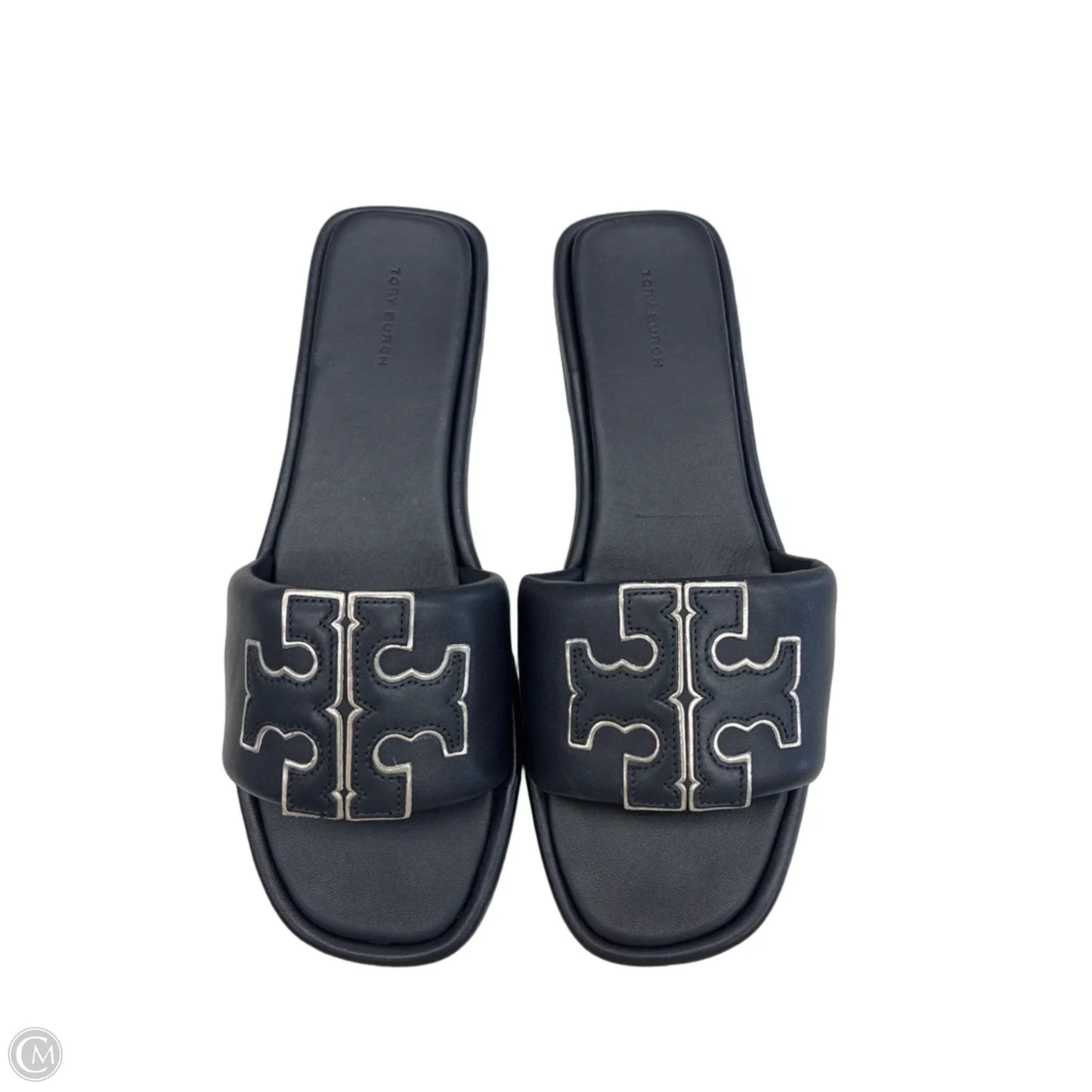 Sandals Designer By Tory Burch In Navy, Size: 10