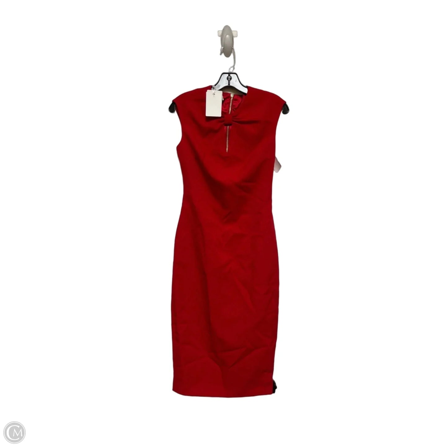 Dress Casual Midi By Ted Baker In Red, Size: S