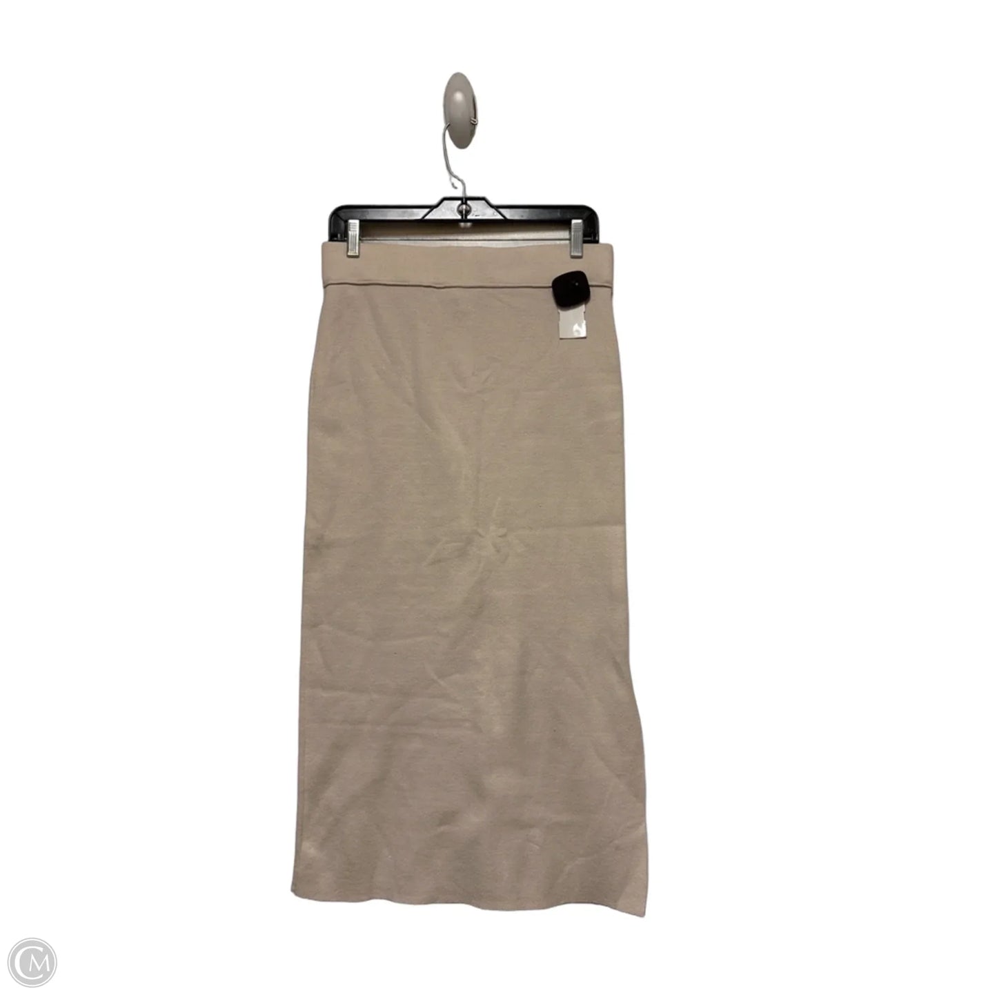 Skirt Midi By Calvin Klein In Tan, Size: 8