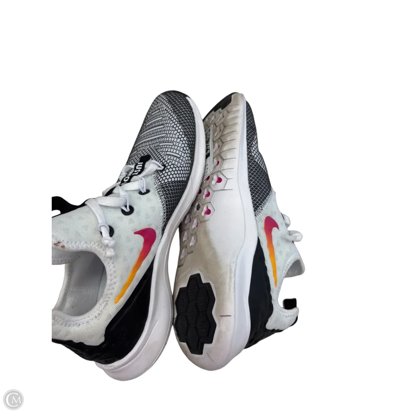 Shoes Athletic By Nike In Black & White, Size: 6.5