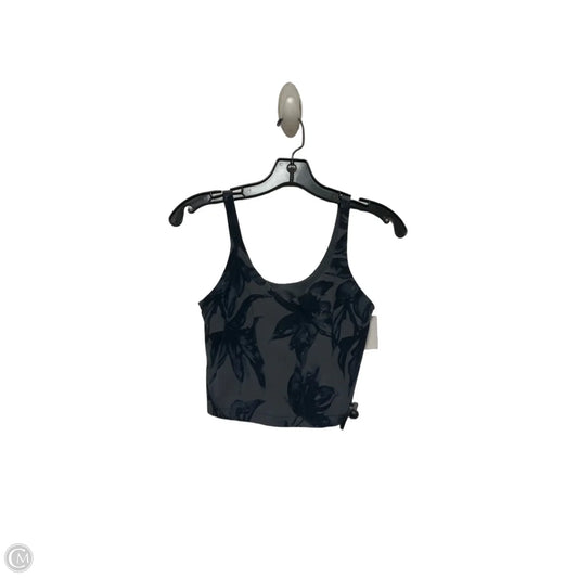 Athletic Bra By Lululemon In Blue & Grey, Size: 4