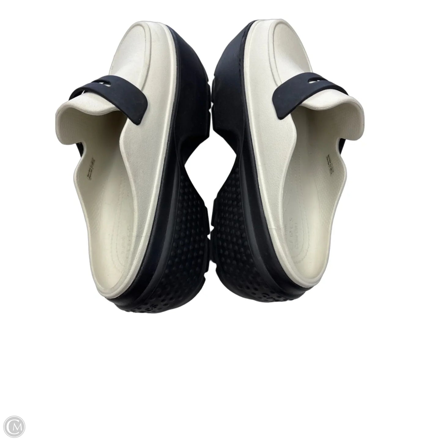 Shoes Heels Platform By Crocs In Taupe, Size: 9