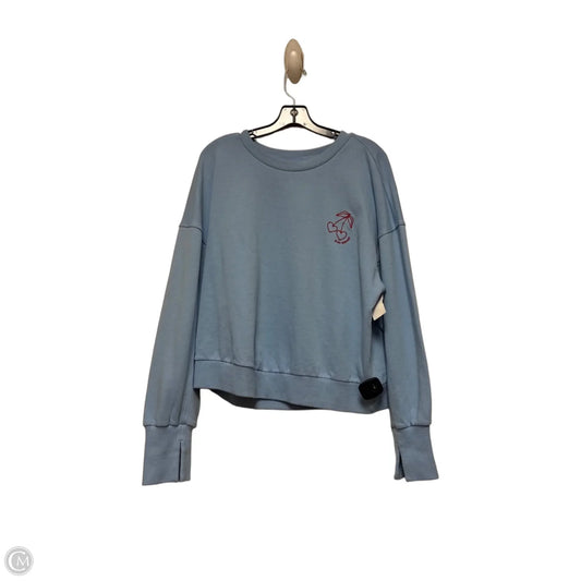 Sweatshirt Crewneck By Joy Lab In Blue, Size: M
