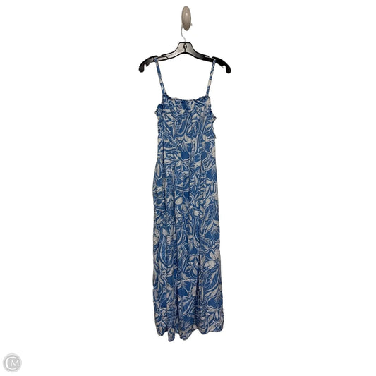 Dress Casual Maxi By Old Navy In Blue & White, Size: M