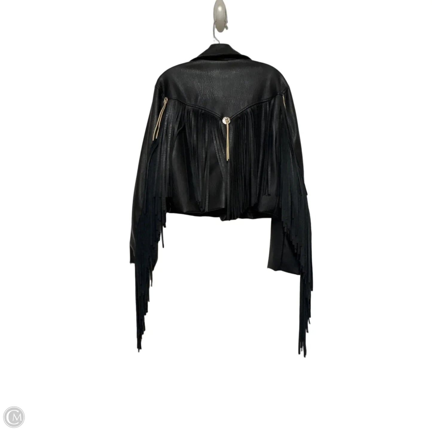 Jacket Moto By Zara In Black, Size: M