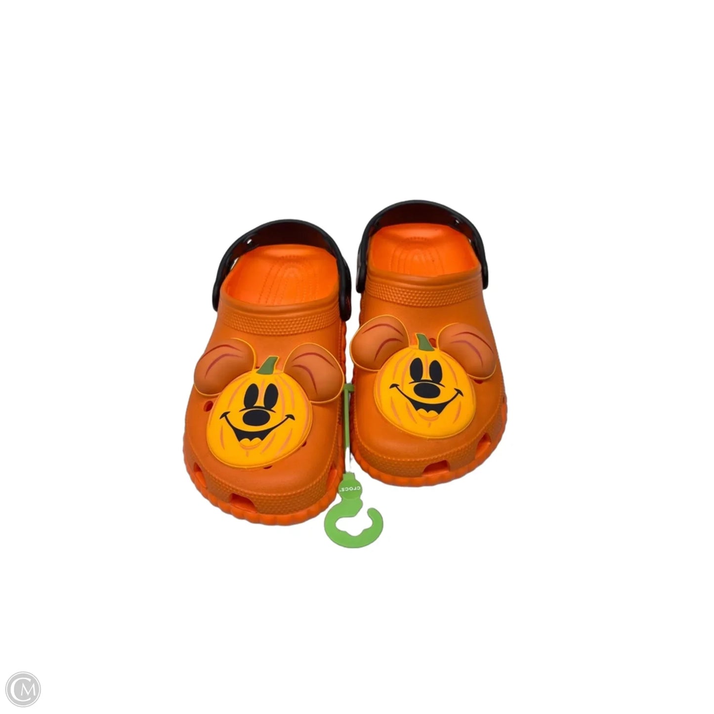 Shoes Flats By Crocs In Orange, Size: 8