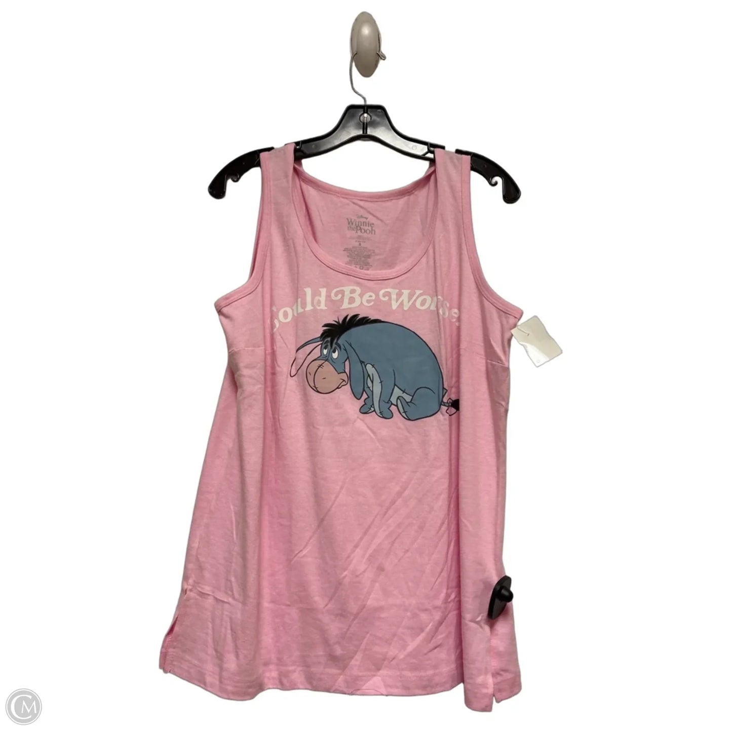 Tank Top By Disney In Blue & Pink, Size: S