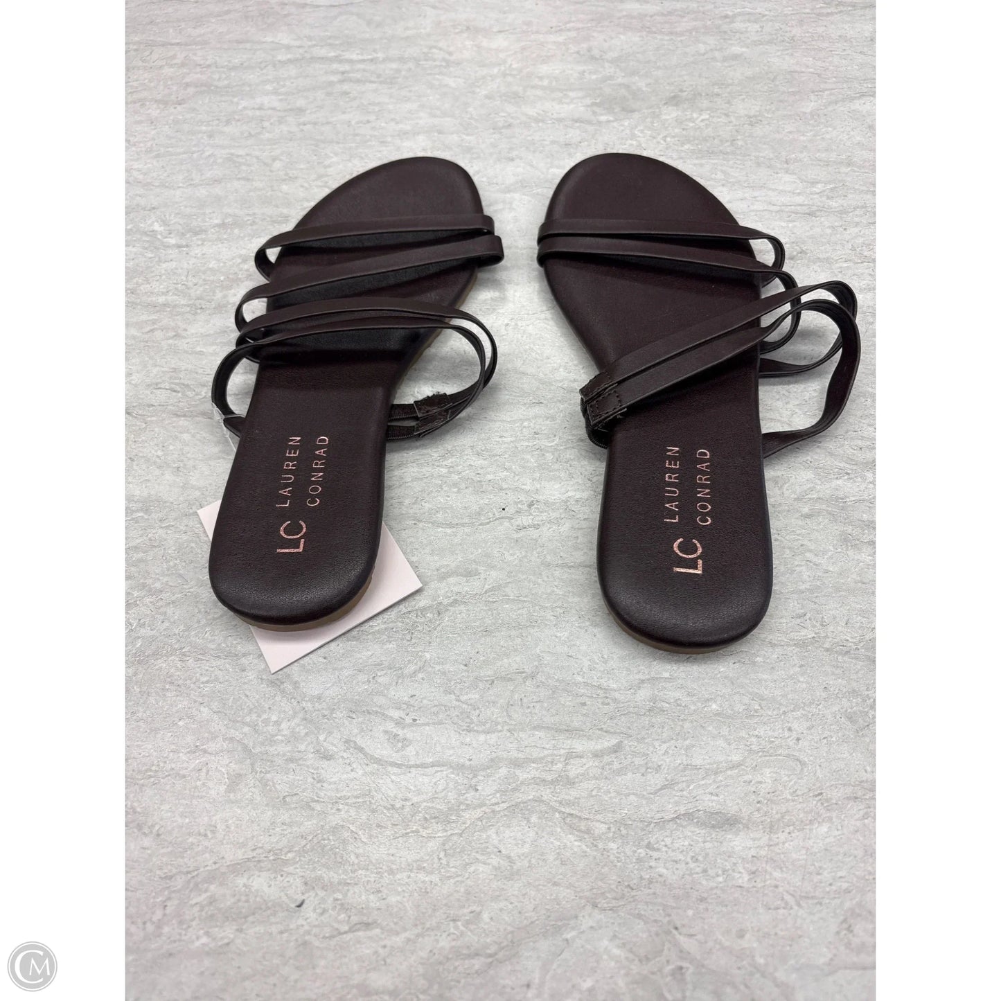 Sandals Flats By Lc Lauren Conrad In Brown, Size: 6