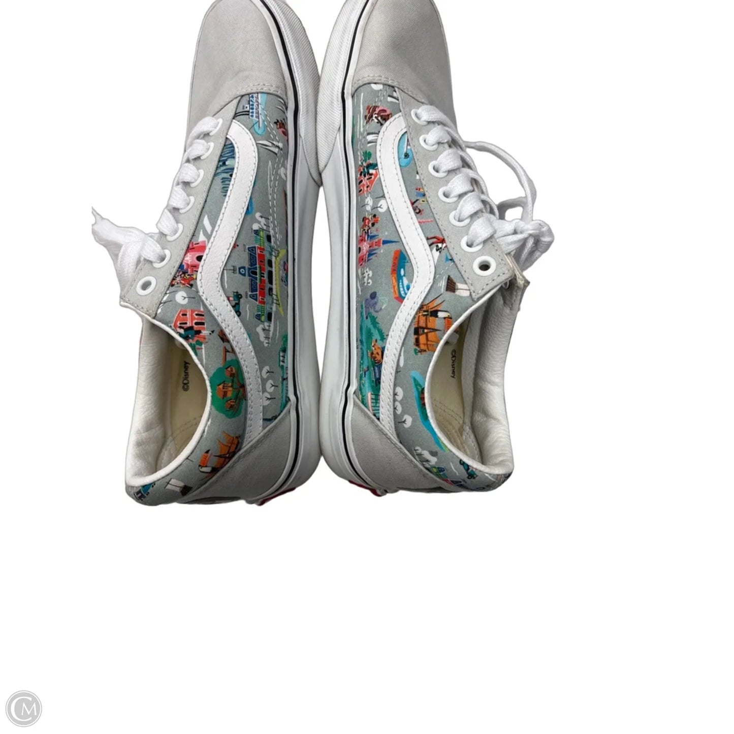 Shoes Sneakers By Vans In Grey, Size: 10.5