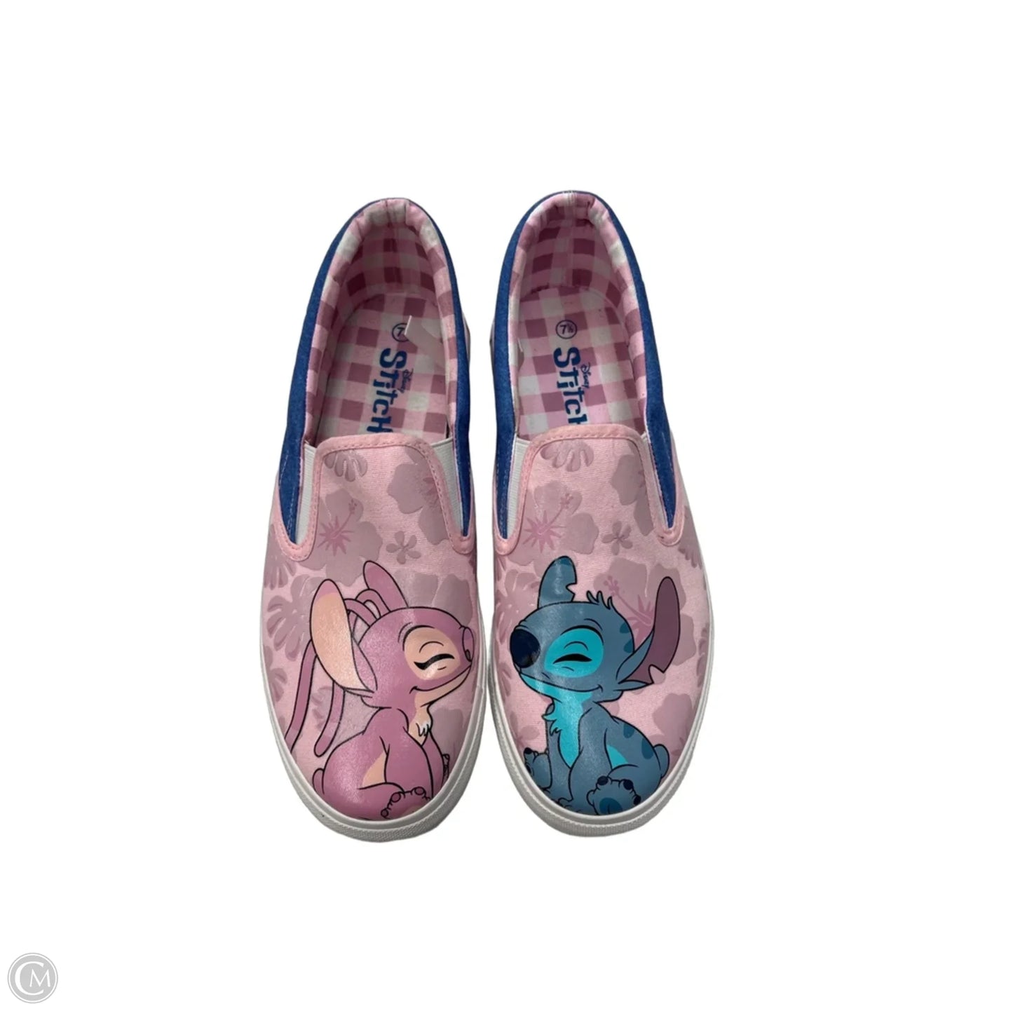 Shoes Flats By Disney In Blue & Pink, Size: 7.5