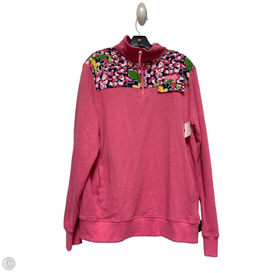 Top Long Sleeve By Simply Southern In Pink, Size: M
