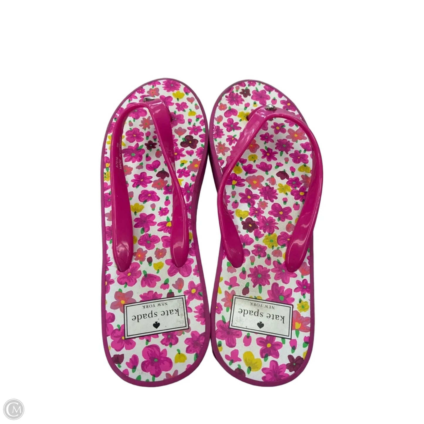 Sandals Designer By Kate Spade In Floral Print, Size: 9