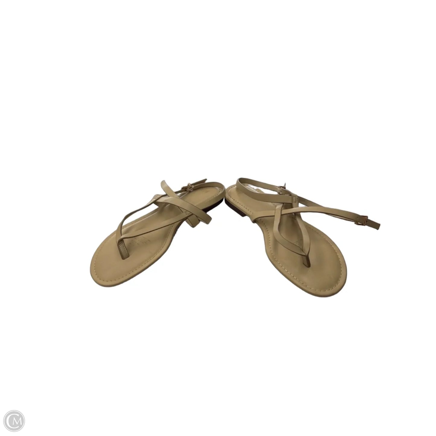 Sandals Flats By H&m In Tan, Size: 8