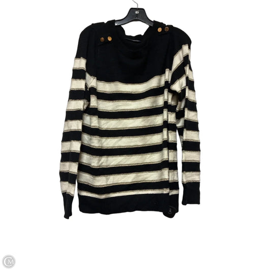 Sweater By Lane Bryant In Black & Cream, Size: Xl