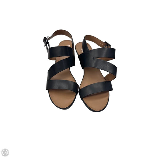 Sandals Heels Block By Franco Sarto In Black, Size: 7
