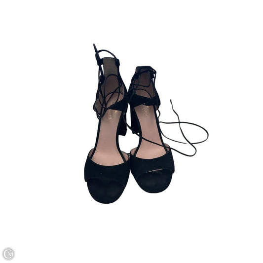 Shoes Designer By Kate Spade In Black & Red, Size: 6