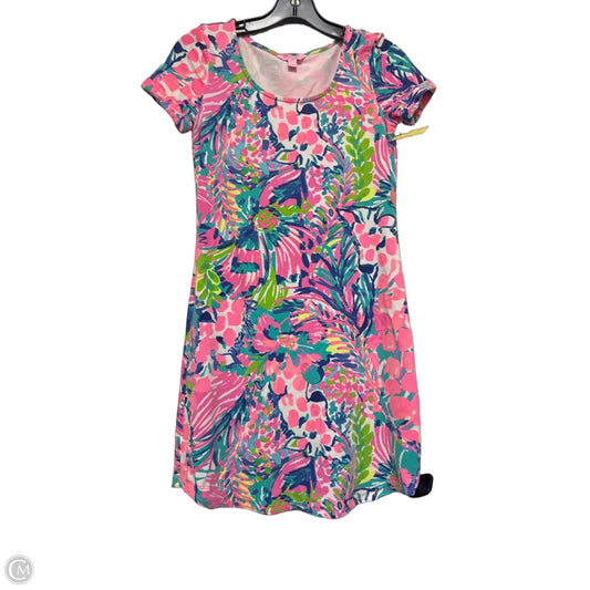 Dress Designer By Lilly Pulitzer In Blue & Pink, Size: Xxs
