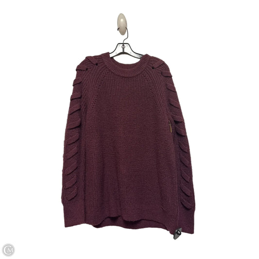 Sweater By Michael By Michael Kors In Maroon, Size: L