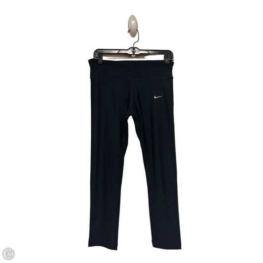 Athletic Leggings By Nike Apparel In Black, Size: M