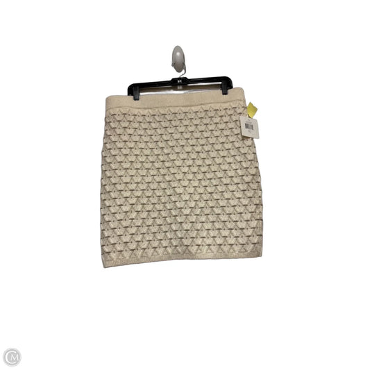 Skirt Mini & Short By Ellen Tracy In Cream, Size: 14