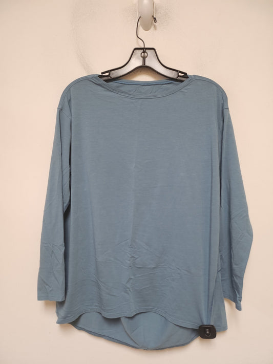 Athletic Top Long Sleeve Crewneck By Lululemon In Blue, Size: S