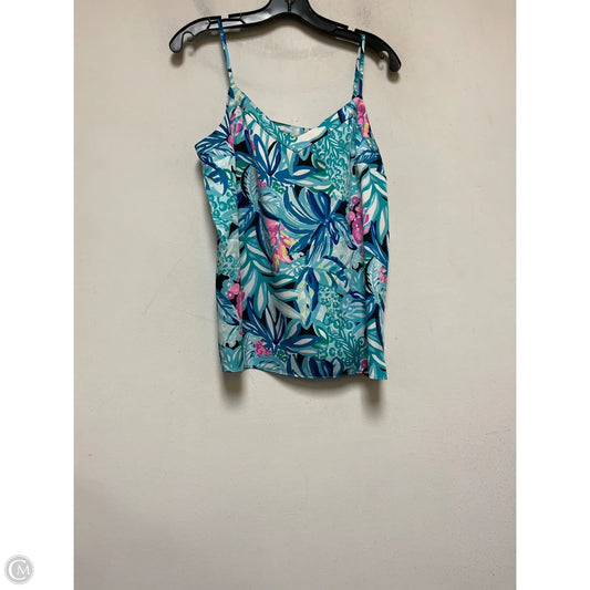 Top Sleeveless Designer By Lilly Pulitzer In Floral Print, Size: M