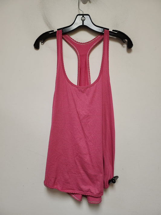 Athletic Tank Top By Lululemon In Pink, Size: M