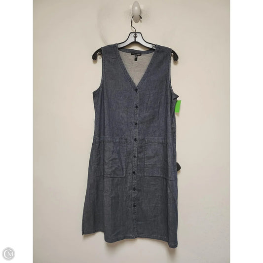 Dress Casual Short By Eileen Fisher In Blue Denim, Size: S