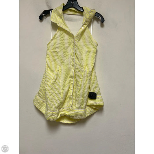 Top Sleeveless By Anthropologie In Yellow, Size: L