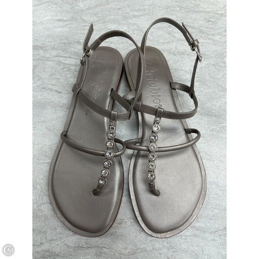 Sandals Flats By Brighton In Grey, Size: 9