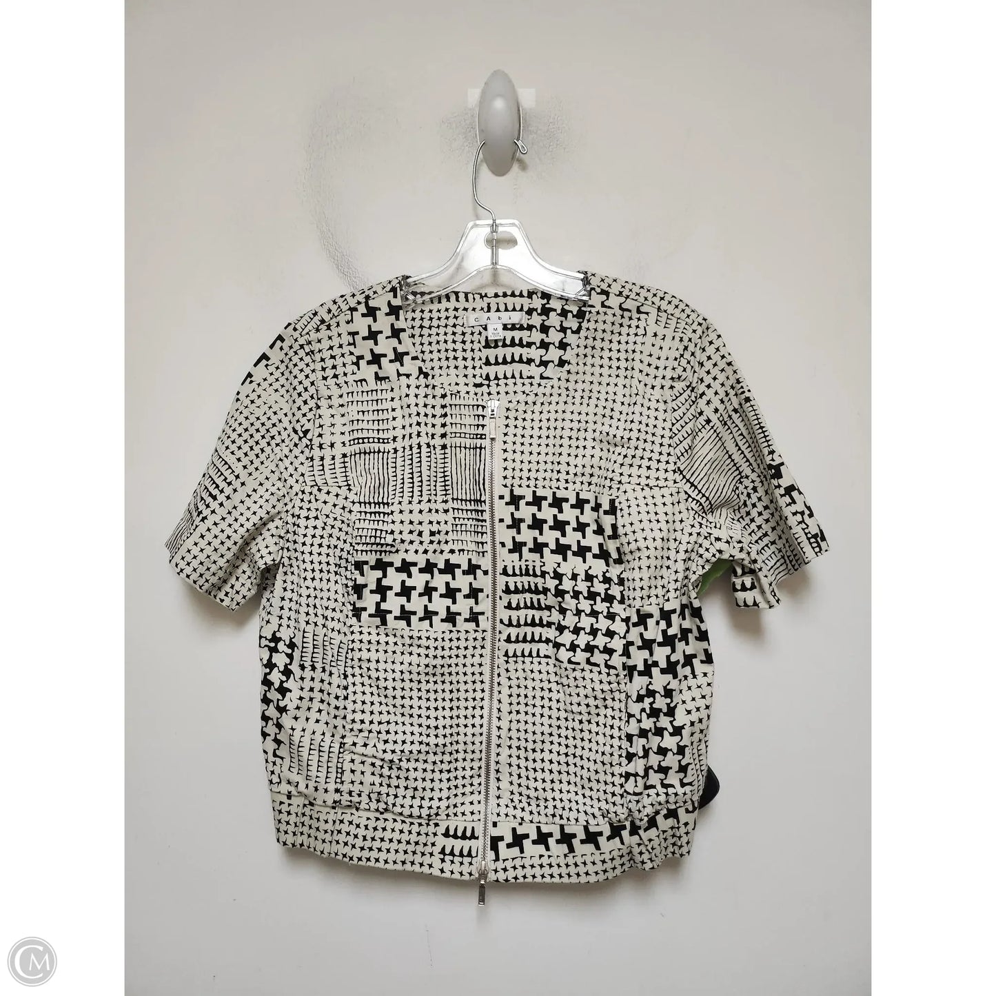 Jacket Other By Cabi In Black & Tan, Size: M