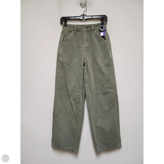 Jeans Cropped By Asos In Green Denim, Size: 2