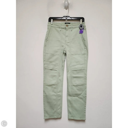 Jeans Straight By White House Black Market In Green Denim, Size: 4