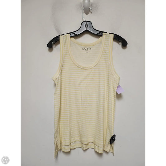 Top Sleeveless By Loft In Striped Pattern, Size: Xs
