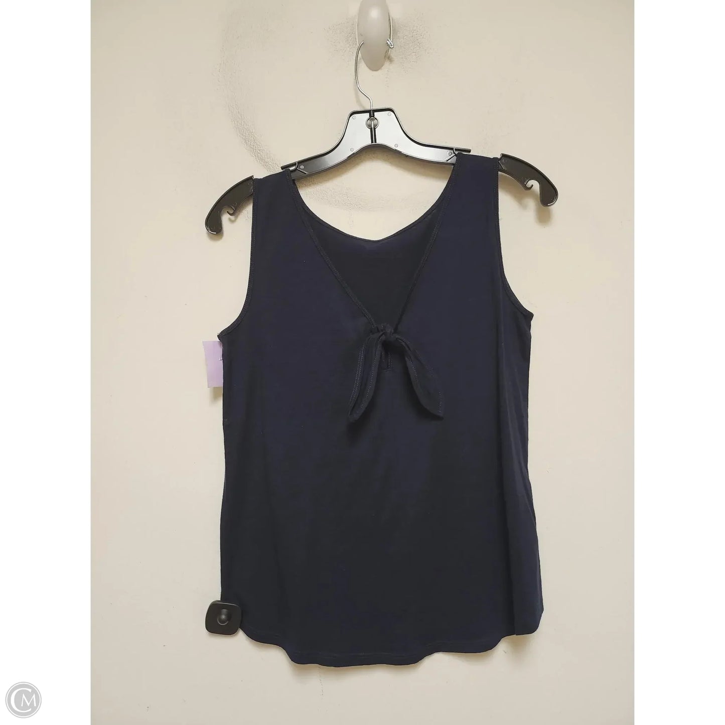 Top Sleeveless By Loft In Navy, Size: Xs