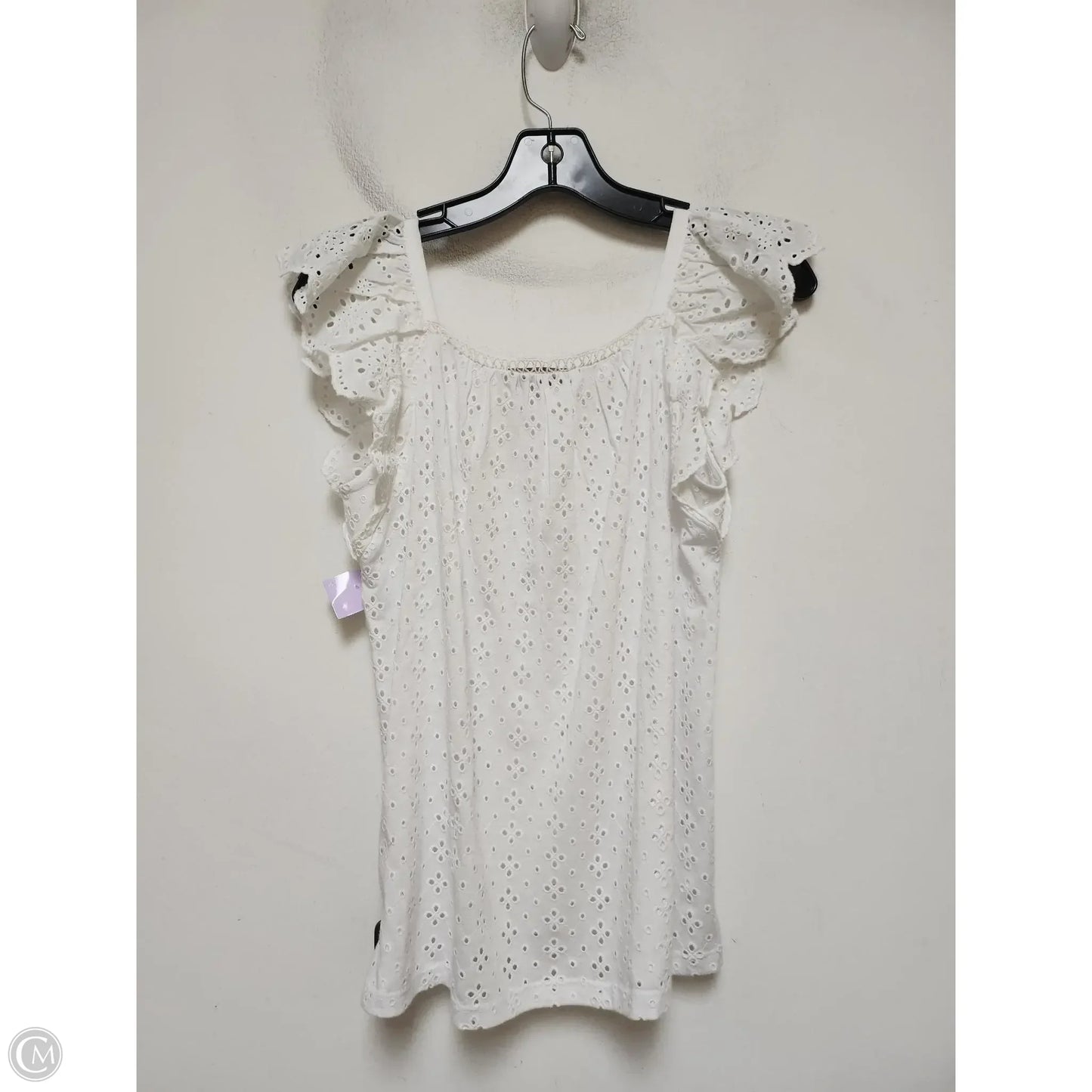 Top Sleeveless By Loft In White, Size: Xs