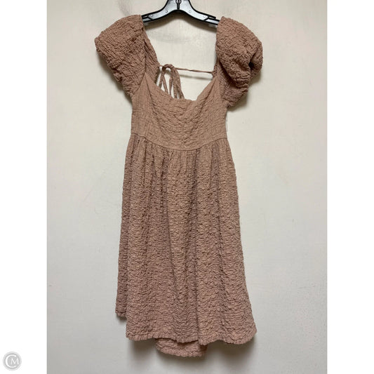 Dress Casual Short By Clothes Mentor In Tan, Size: Osfm