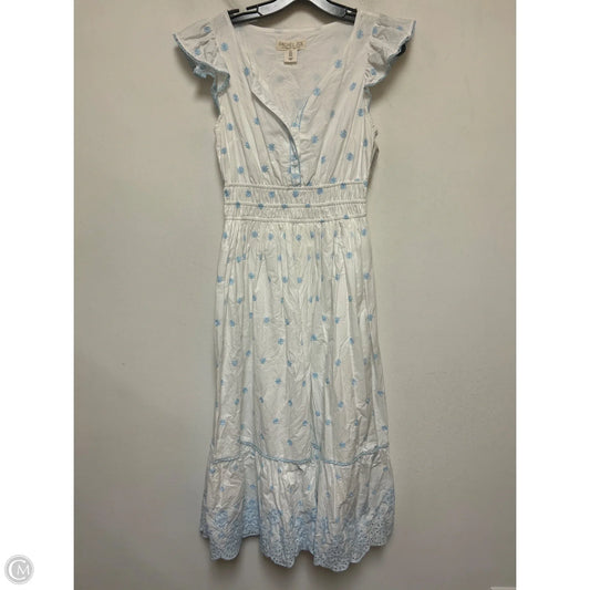 Dress Casual Midi By Rachel Zoe In Blue & White, Size: S