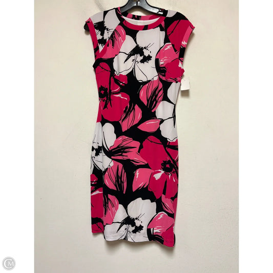 Dress Casual Short By Cache In Black & Pink, Size: S