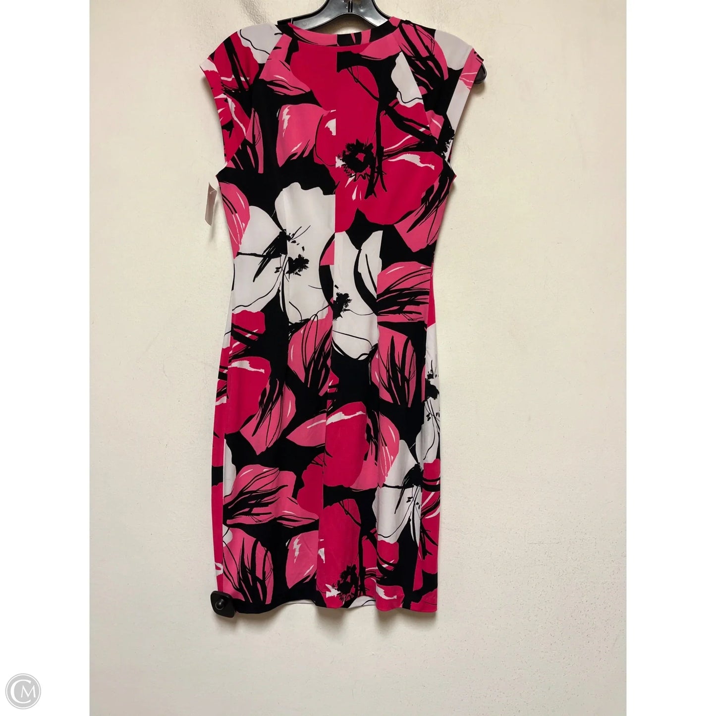 Dress Casual Short By Cache In Black & Pink, Size: S