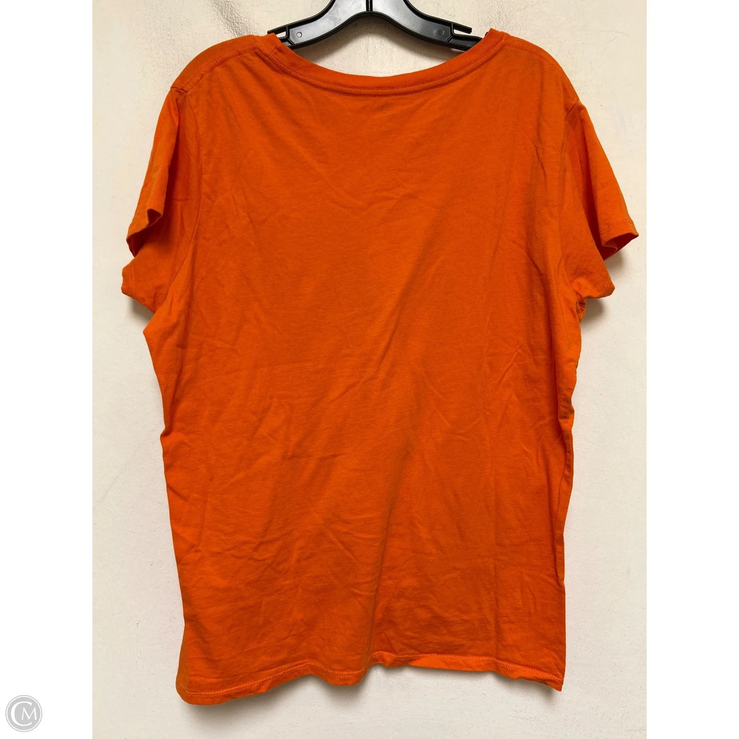 Top Short Sleeve Basic By Clothes Mentor In Orange, Size: 2x